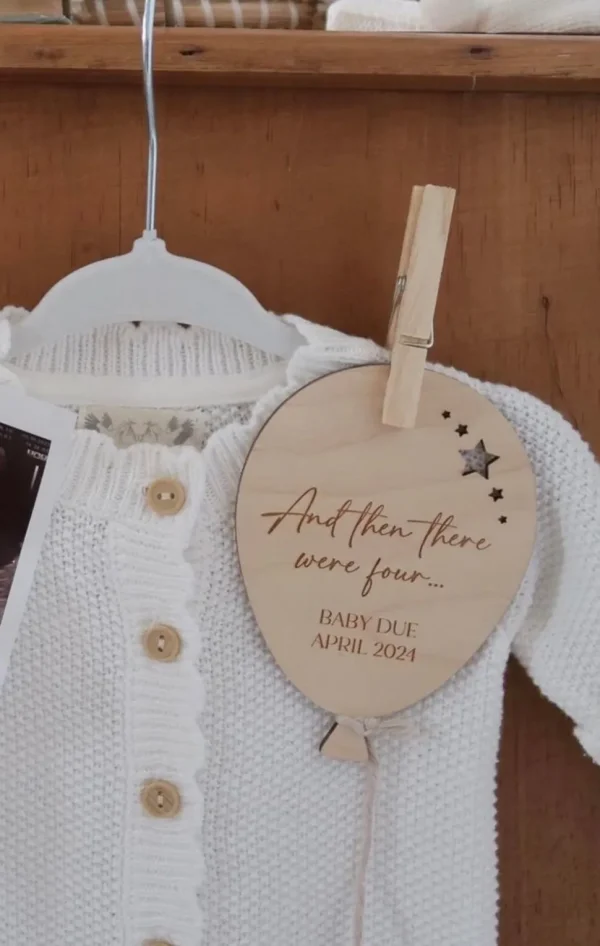 ‘And then there were…’ Balloon Pregnancy Announcement