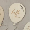 Balloon Baby Announcement - Hello Little One