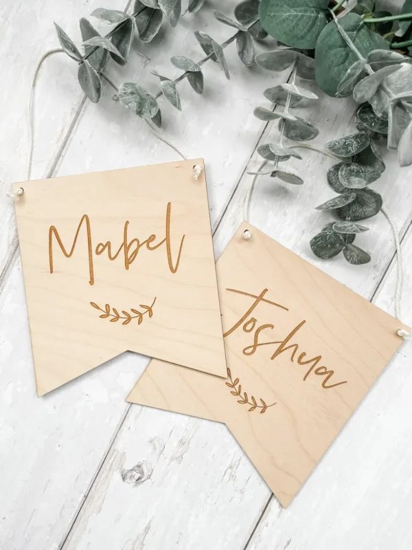 Custom Name Flag Hanging