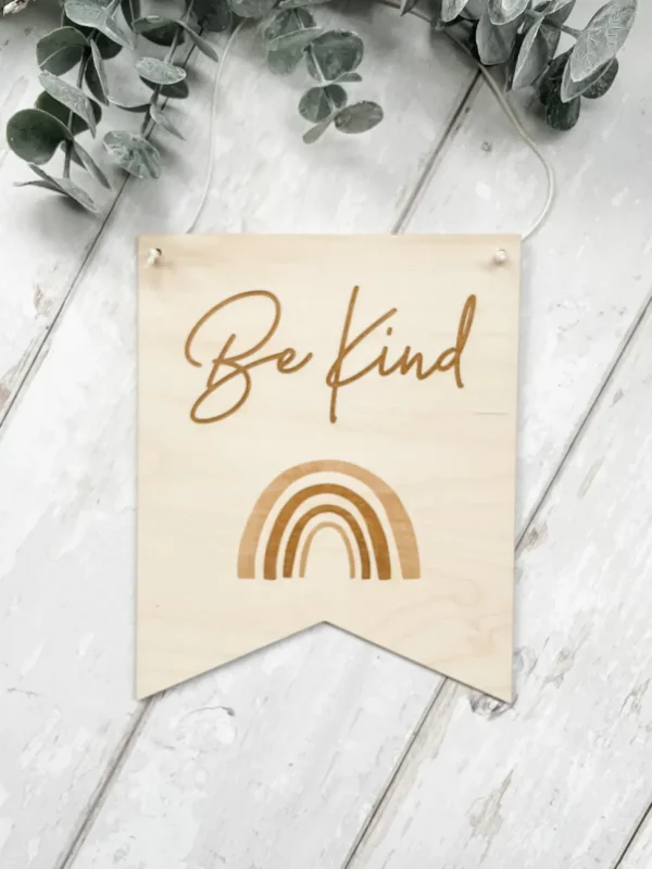 F+B 'Be Kind' Rainbow Wall Hanging