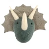 Fiona Walker Blue Triceratops Head - Mini