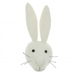 Fiona Walker White Rabbit Head - Mini