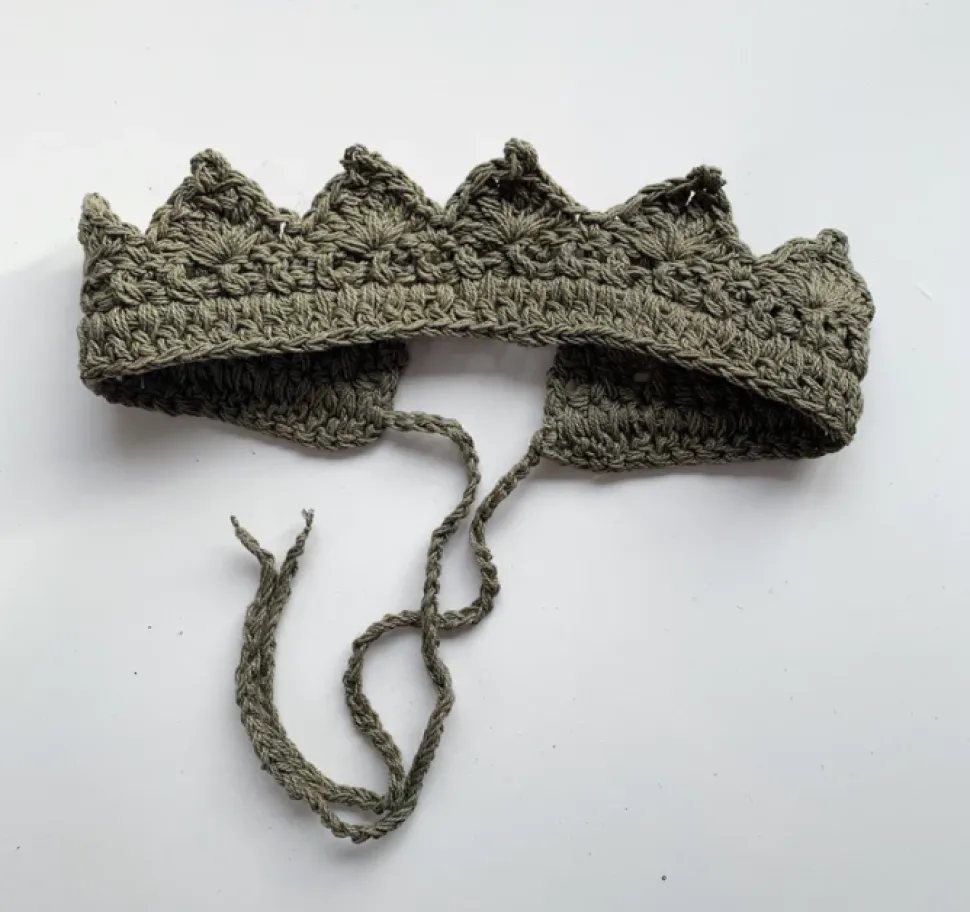 gooseberry_fool_handmade__0-1.webp Gooseberry Fool Handmade Crown Accessory - Olive