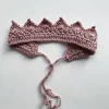 Gooseberry Fool Handmade Crown Accessory - Dusky Pink