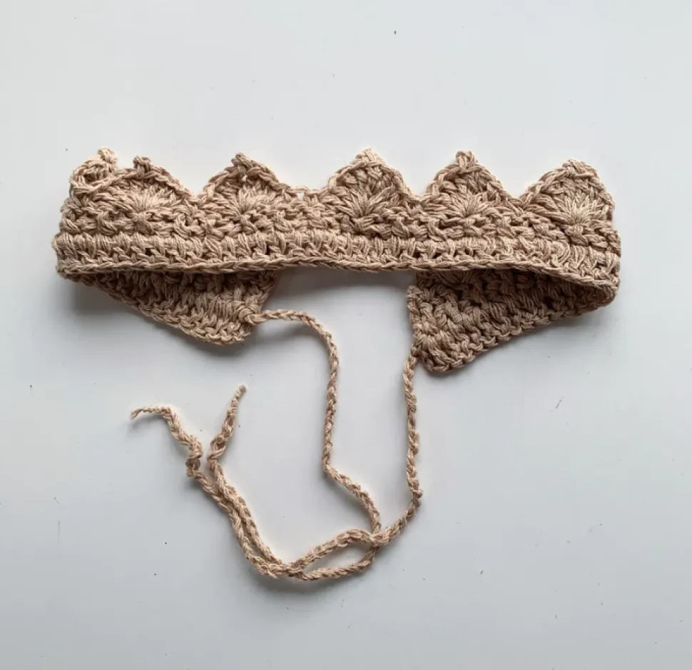 gooseberry_fool_handmade__0-3.webp Gooseberry Fool Handmade Crown Accessory - Sand