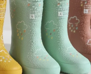 Grass & Air Colour- Revealing Wellies - Navy