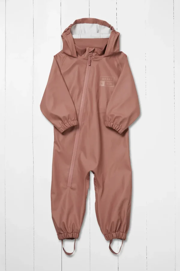 Grass & Air Puddlesuit - Rose