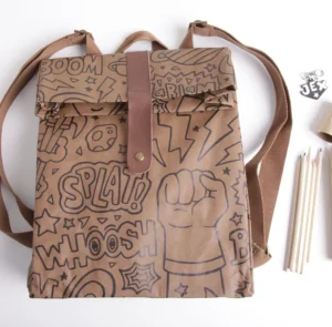 Jex Colour-in Backpack - Power