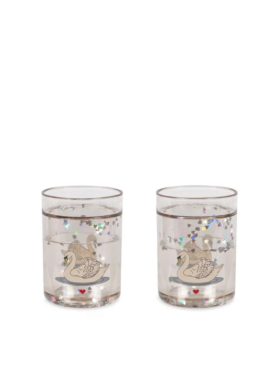 konges__sljd_glitter_cups_0.webp Konges Sløjd Glitter Cups 2-pack - Swan / Off-White