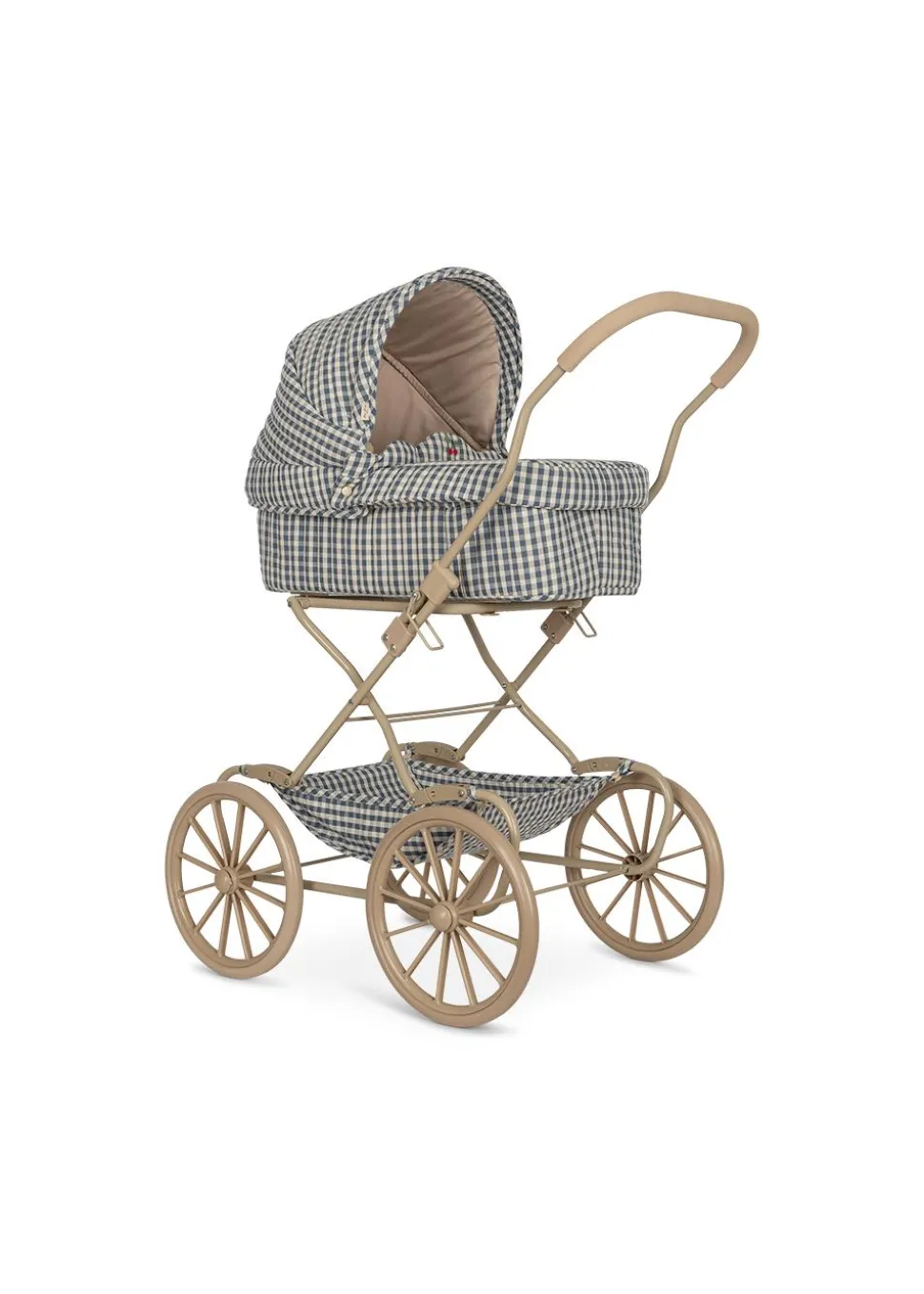 konges_sljd_cheeky_doll_p_0.webp Konges Sløjd Cheeky Doll Pram - Blue Check