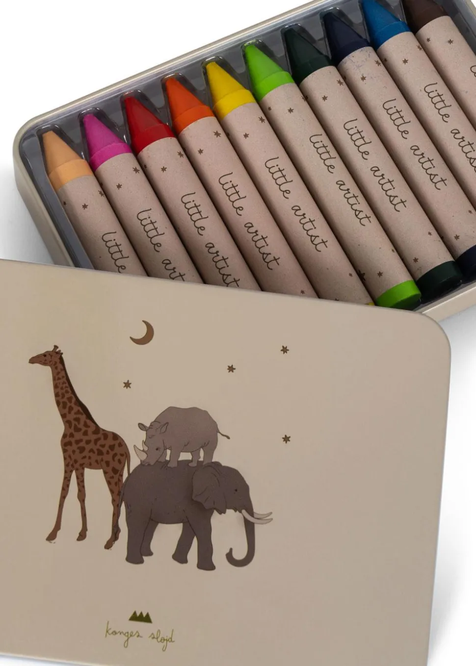 konges_sljd_crayons_bees__0.webp Konges Sløjd Crayons Bees Wax 10-pack - Safari