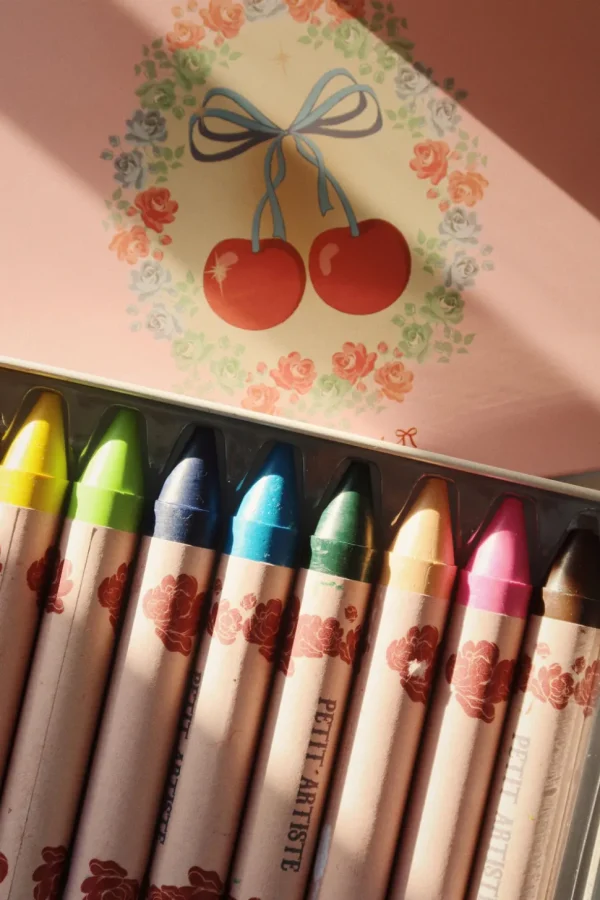 Konges Sløjd Crayons Bees Wax 10-pack - Cherry Bow