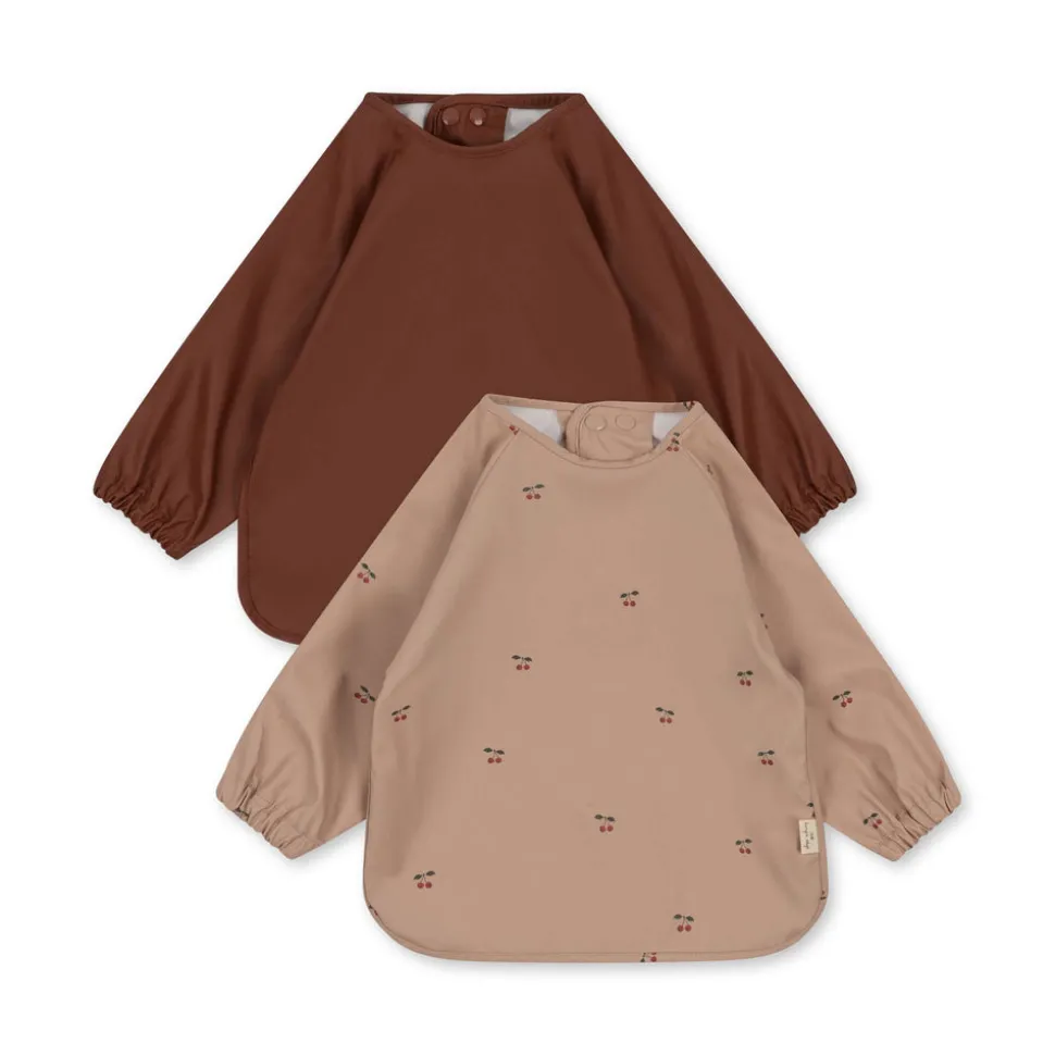 konges_sljd_long_sleeved__0-1.webp Konges Sløjd Long Sleeved Bib 2-pack - Cherry