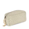 Konges Sløjd Small Quilted Toiletry Bag - Tea Stripe