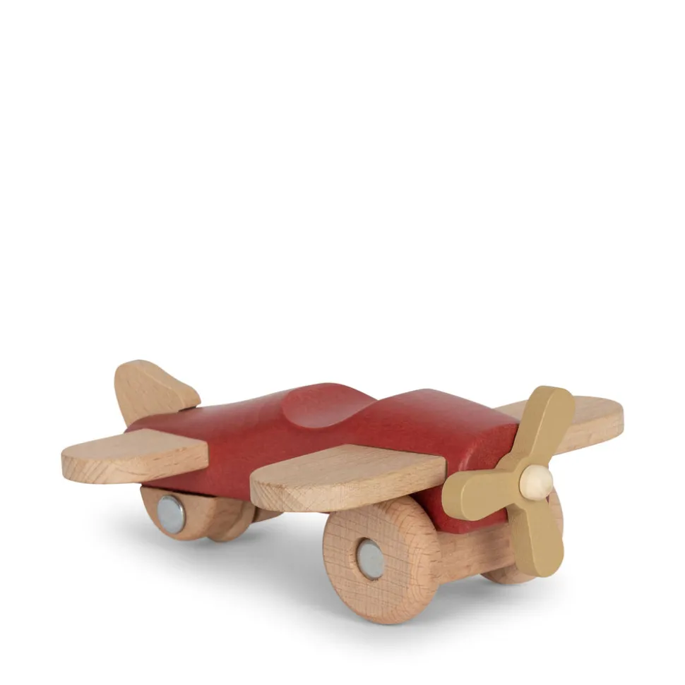 konges_sljd_wooden_airpla_0.webp Konges Sløjd Wooden Airplane - Red