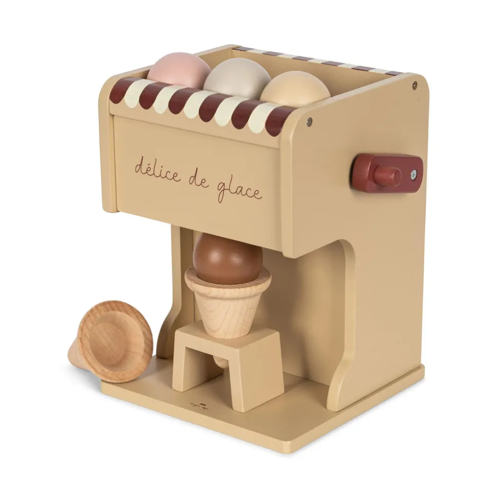 konges_sljd_wooden_ice_cr_1.webp Konges Sløjd Wooden Ice Cream Maker - Beige