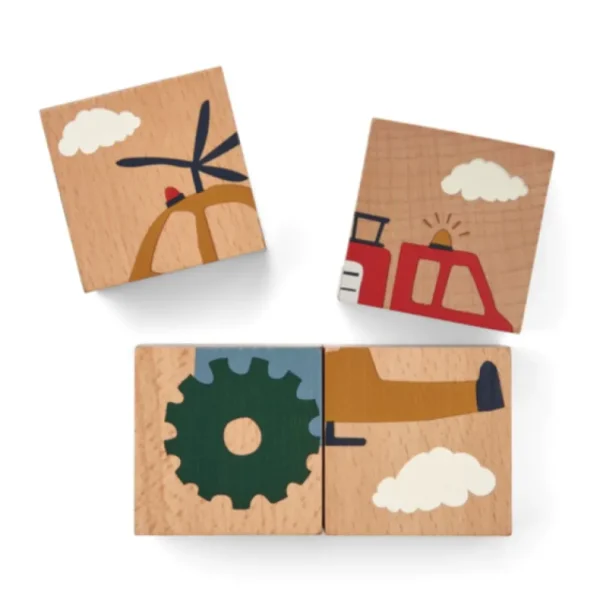 Liewood Aage Puzzle - Vehicle / Nature