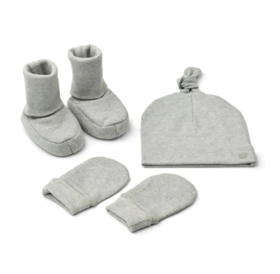 liewood_amora_gift_set__l_0.webp Liewood Amora Gift Set - Light Grey Melange