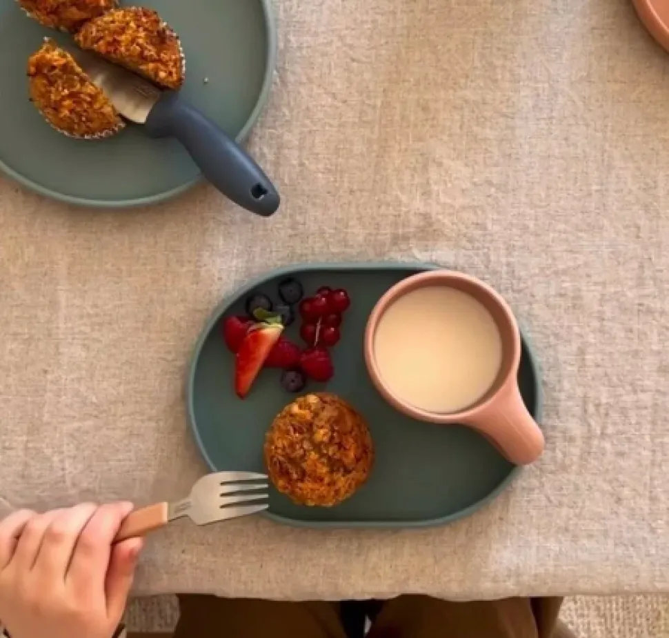 liewood_anita_breakfast_p_2.webp Liewood Anita Breakfast Plate 2-pack - Dusty Mint / Peppermint