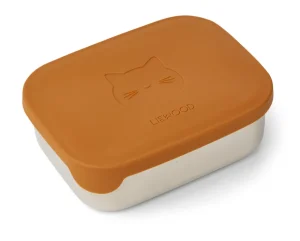 Liewood Arthur Lunchbox - Cat / Mustard
