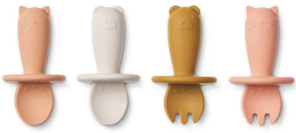 liewood_avril_baby_cutler_0-1.webp Liewood Avril Baby Cutlery 4-pack - Tuscany Rose Multi Mix