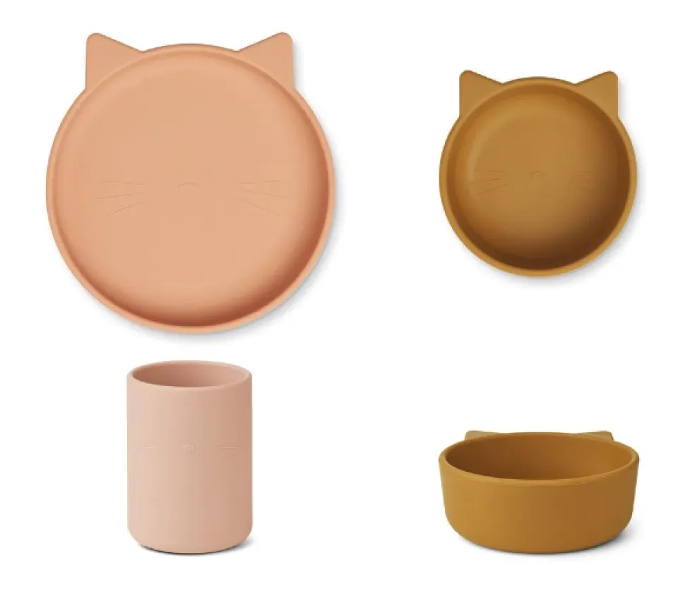 liewood_cyrus_silicone_ju_0.webp Liewood Cyrus Silicone Junior Set - Cat / Rose Mix
