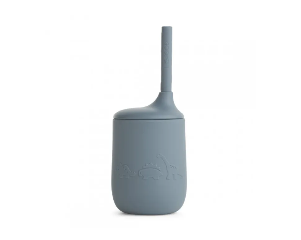 liewood_ellis_sippy_cup___0-5.webp Liewood Ellis Sippy Cup - Dino / Whale Blue