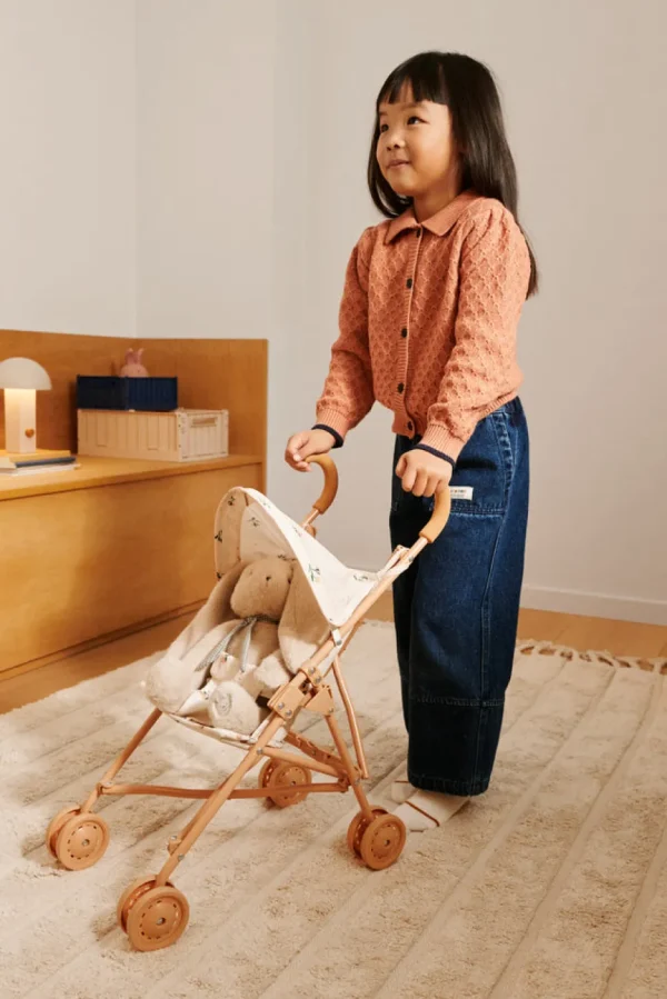 Liewood Elsie Doll Stroller - Peach / Sea Shell
