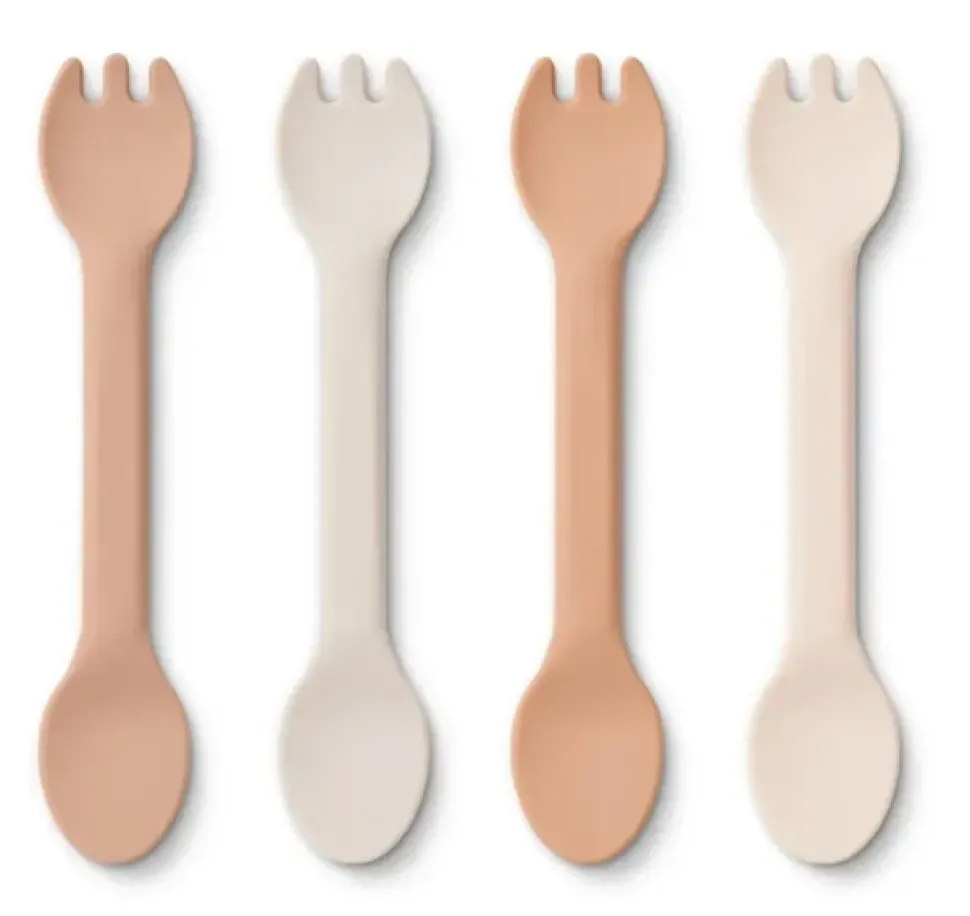 liewood_jan__in__cutlery__0.webp Liewood Jan 2 in 1 Cutlery 4-pack - Rose Multi Mix