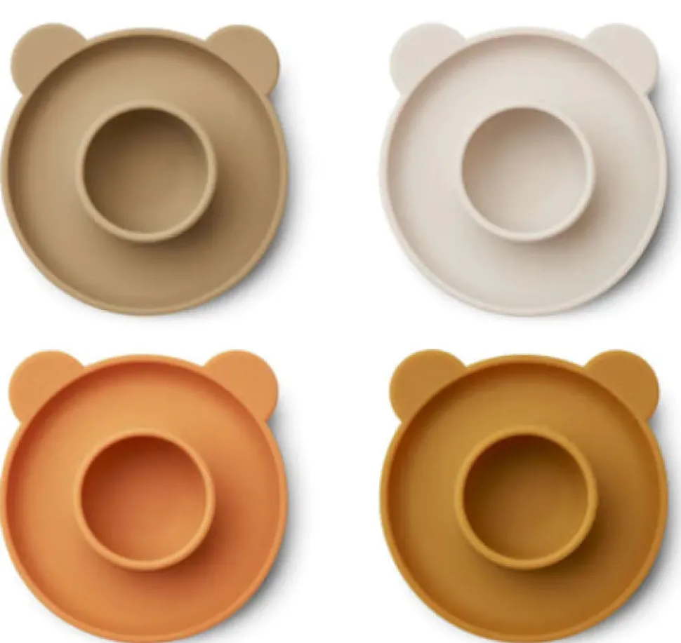 liewood_janus_egg_cup_pac_0.webp Liewood Janus Egg Cup 4-pack - Mr Bear / Rose Multi Mix