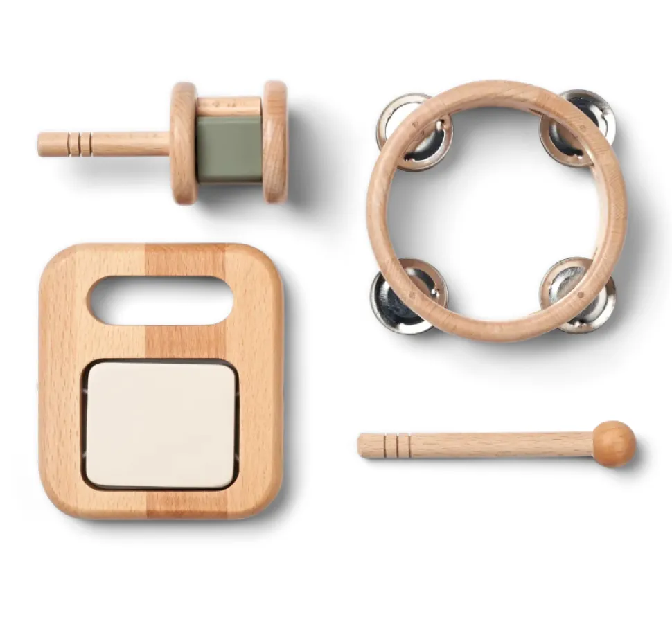 liewood_mio_music_instrum_1.webp Liewood Mio Music Instrument Set - Faune Green Mix