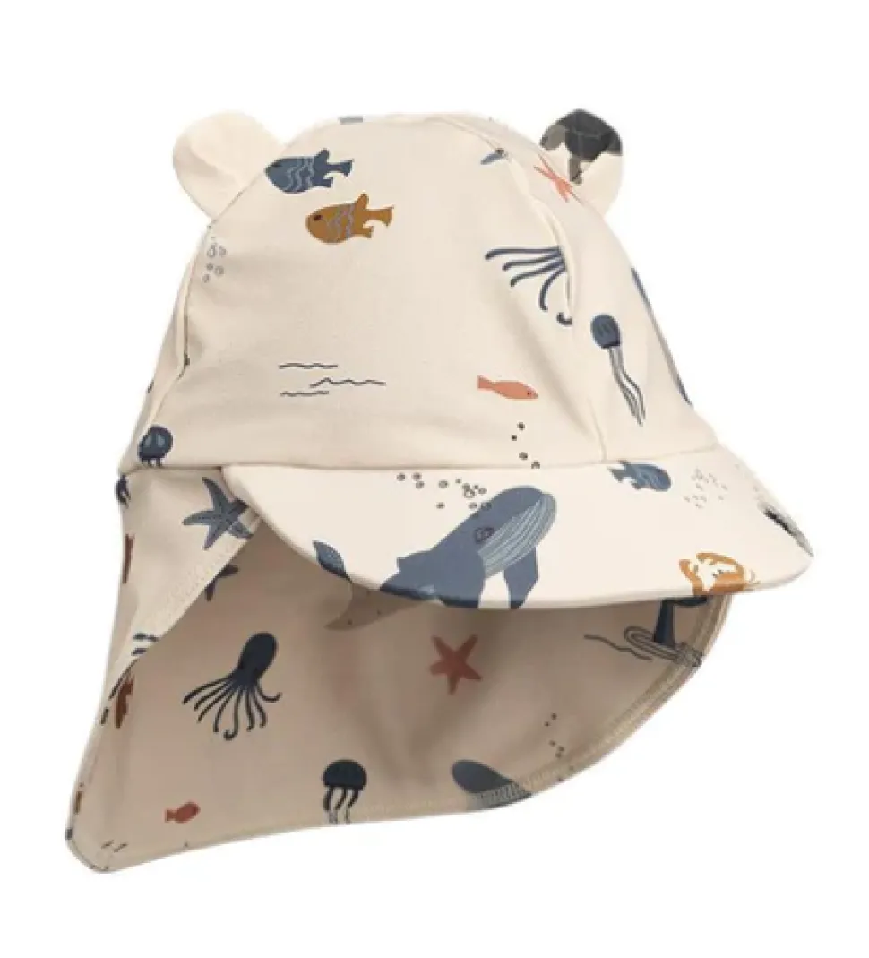 liewood_senia_sun_hat__se_0.webp Liewood Senia Sun Hat - Sea Creature / Sandy