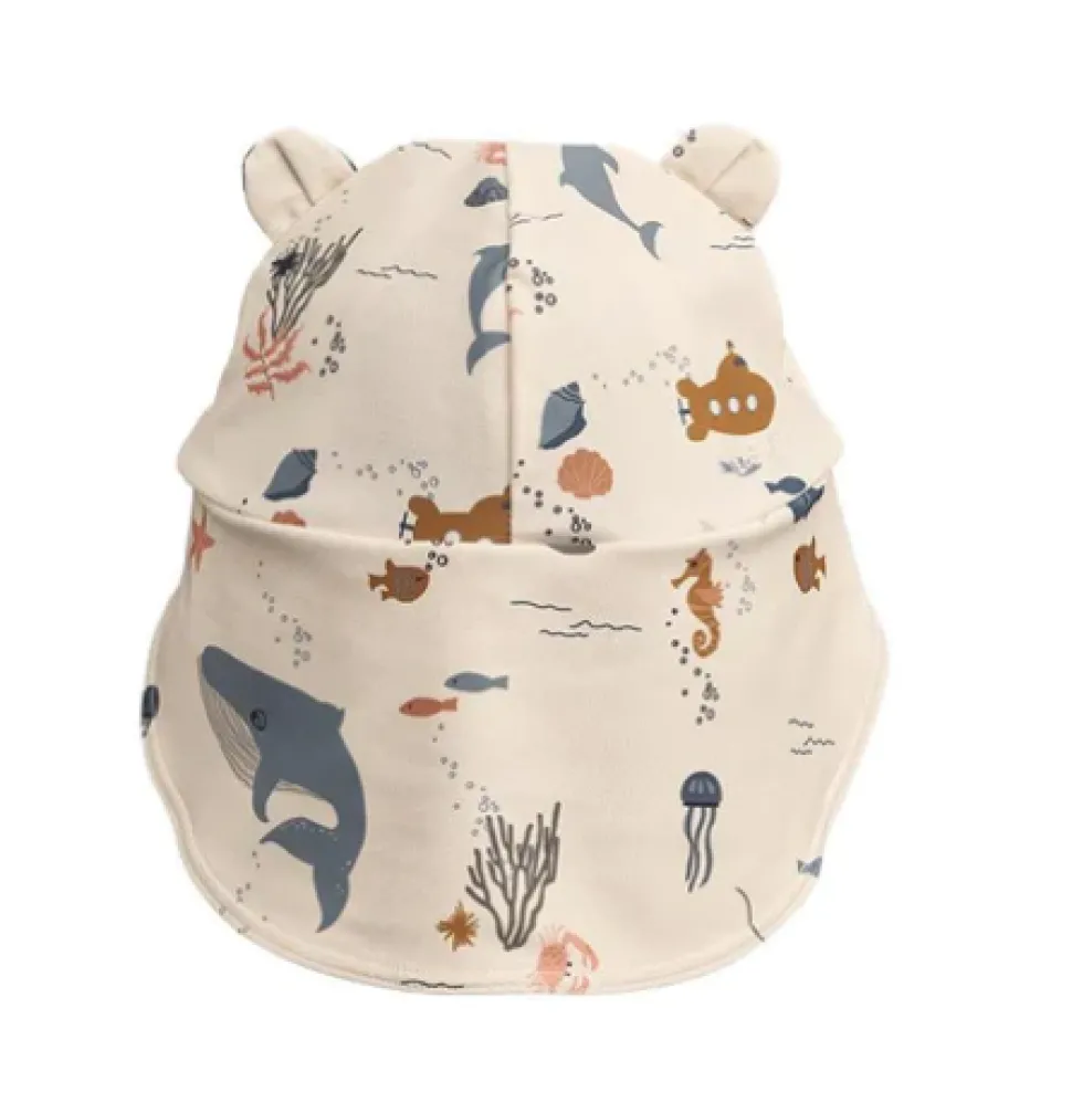 liewood_senia_sun_hat__se_1.webp Liewood Senia Sun Hat - Sea Creature / Sandy
