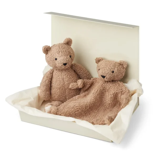 Liewood Ted Baby Gift Set - Mr Bear / Beige