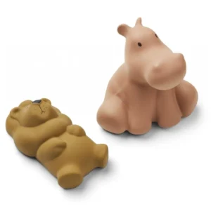 Liewood Vikky Bath Toys 2-pack - Safari / Tuscany Rose Mix