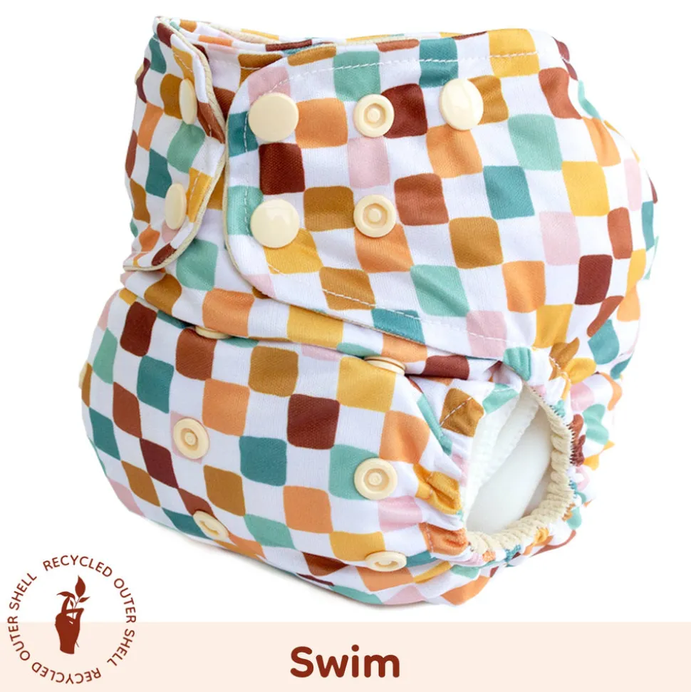 lighthouse_kids_company_s_0-3.webp Lighthouse Kids Company Swim Cloth Diaper - Checkers