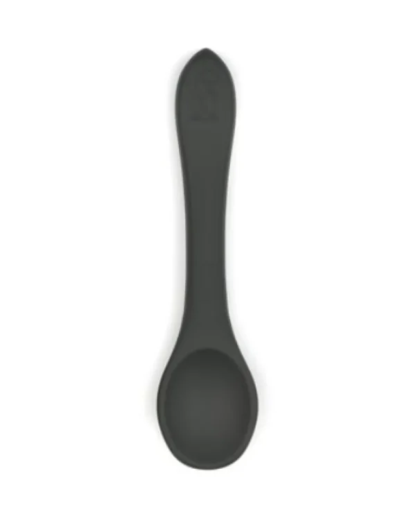 Little Blue Silicone Weaning Spoon - Seal Grey
