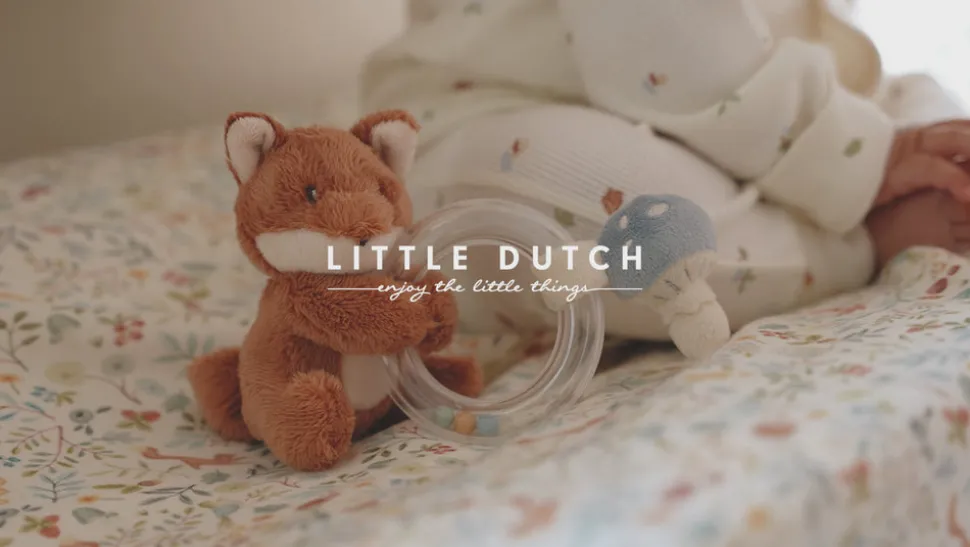 little_dutch_fox_ring_rat_3.webp Little Dutch Fox Ring Rattle - Forest Friends