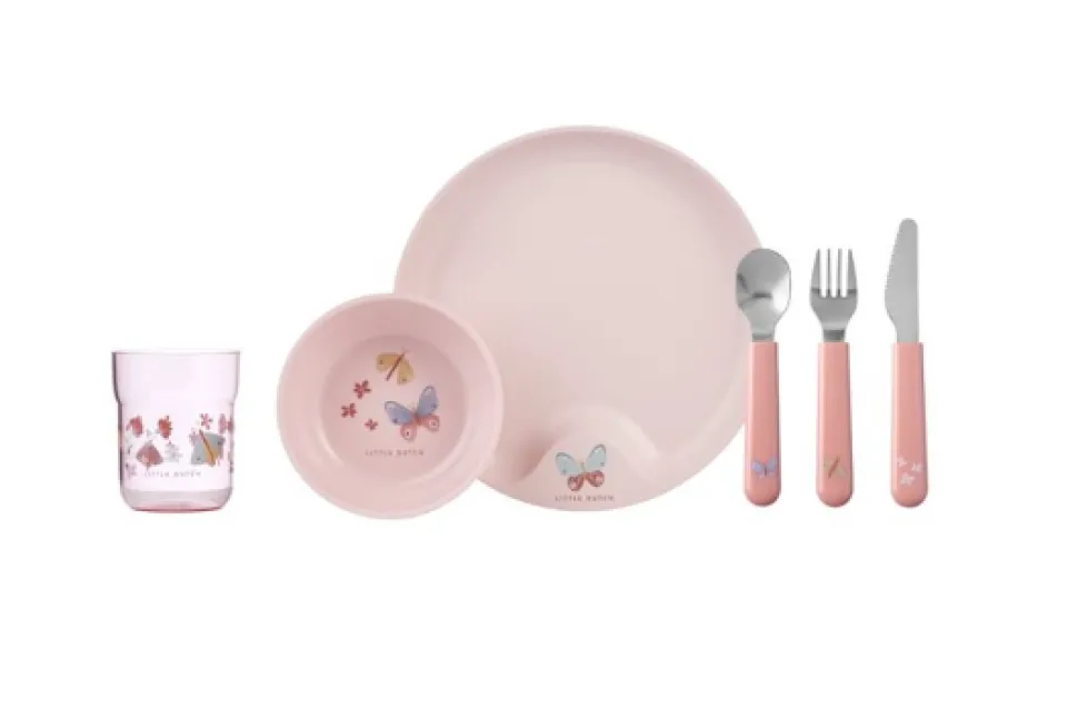 little_dutch_mepal_dinner_1-1.webp Little Dutch Mepal Dinnerware Set - Flowers & Butterflies