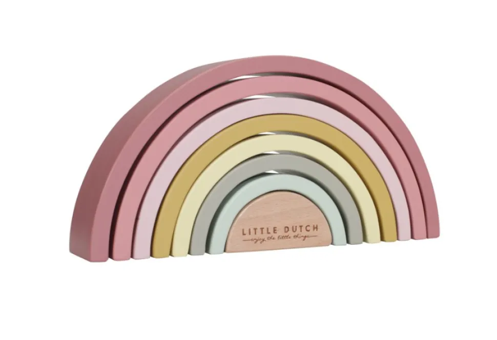 little_dutch_rainbow_stac_0.webp Little Dutch Rainbow Stacker - Pink