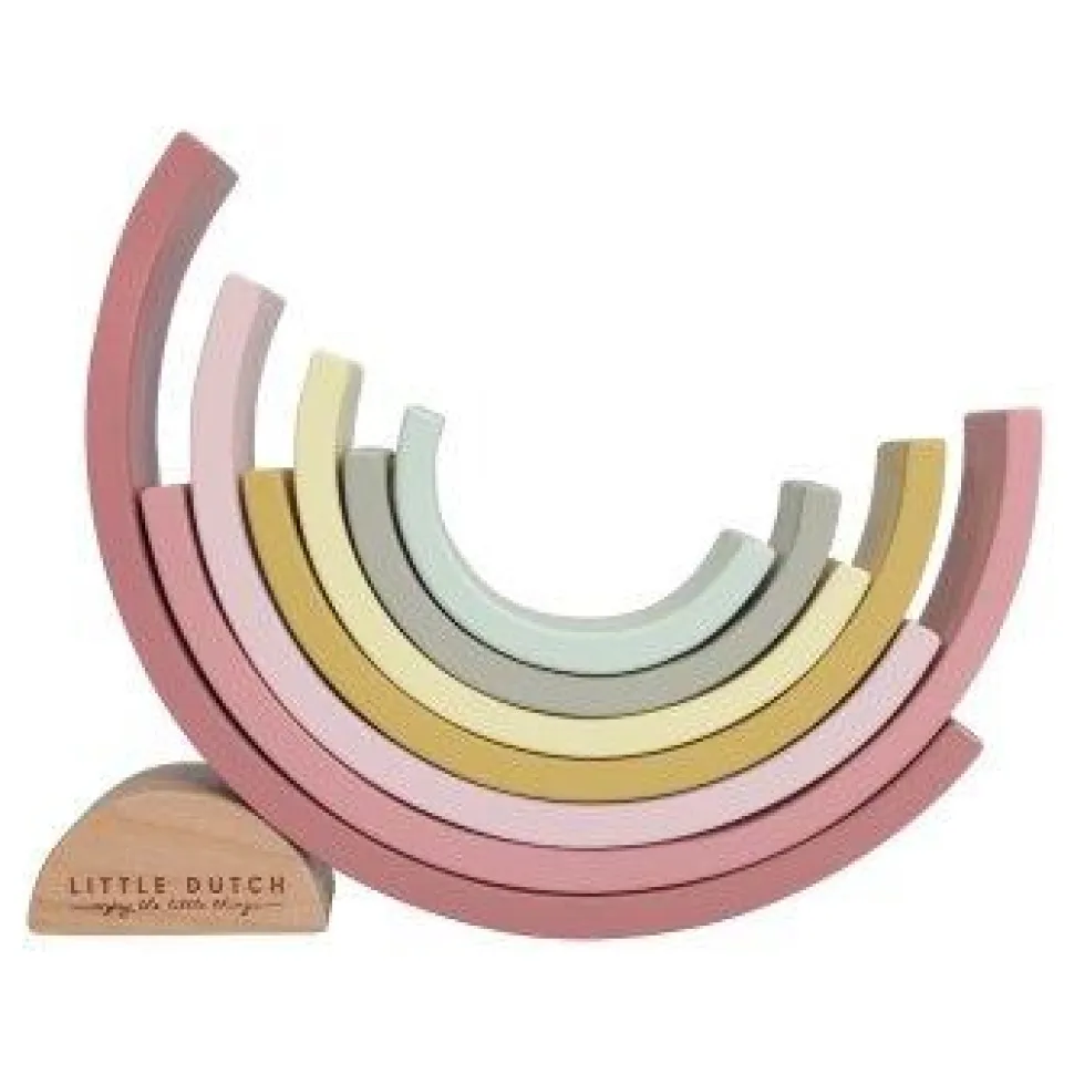 little_dutch_rainbow_stac_1.webp Little Dutch Rainbow Stacker - Pink