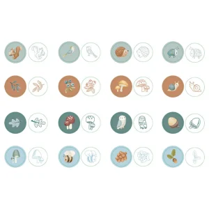Little Dutch Self Inking Stamps - Forest Friends