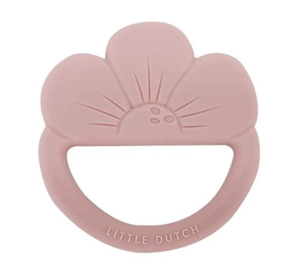 little_dutch_silicone_tee_2-1.webp Little Dutch Silicone Teething Toy - Flower