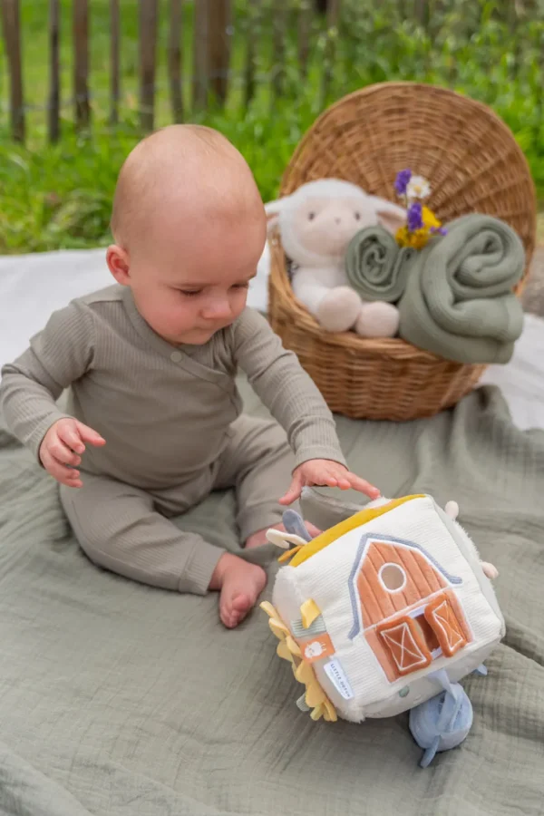 Little Dutch Soft Activity Cube - Little Farm