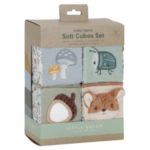Little Dutch Soft Cubes Set - Forest Friends