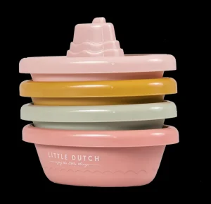 Little Dutch Stackable Bath Boats - Pink