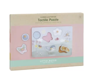Little Dutch Tactile Puzzle - Flowers & Butterflies