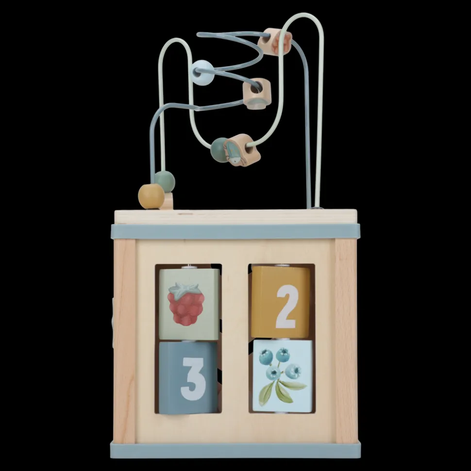 little_dutch_wooden_activ_4.webp Little Dutch Wooden Activity Cube - Forest Friends