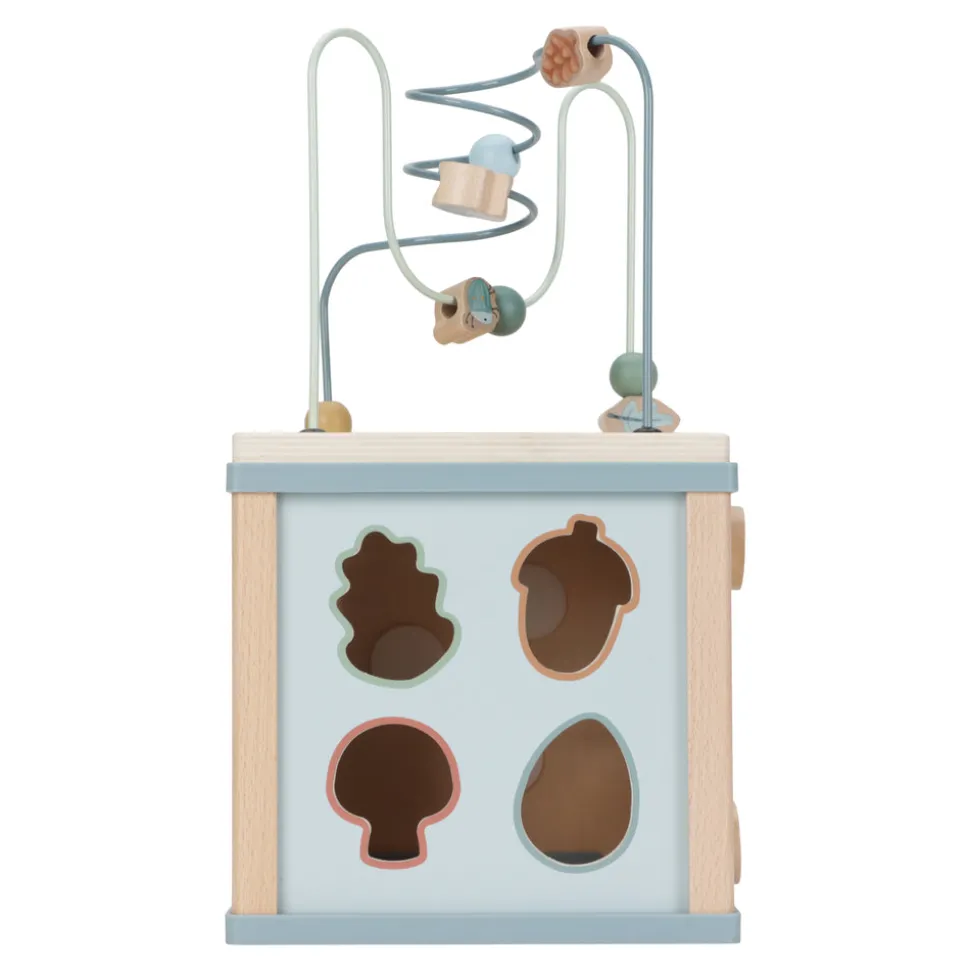 little_dutch_wooden_activ_5.webp Little Dutch Wooden Activity Cube - Forest Friends