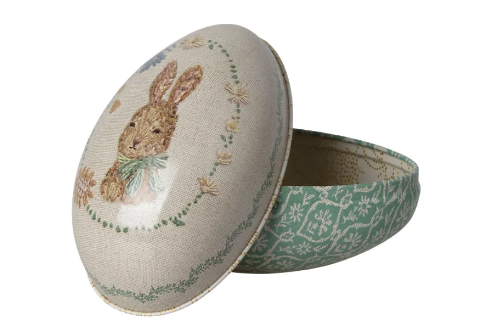 maileg_easter_egg_metal_t_0.webp Maileg Easter Egg Metal Tins (x2) - Green